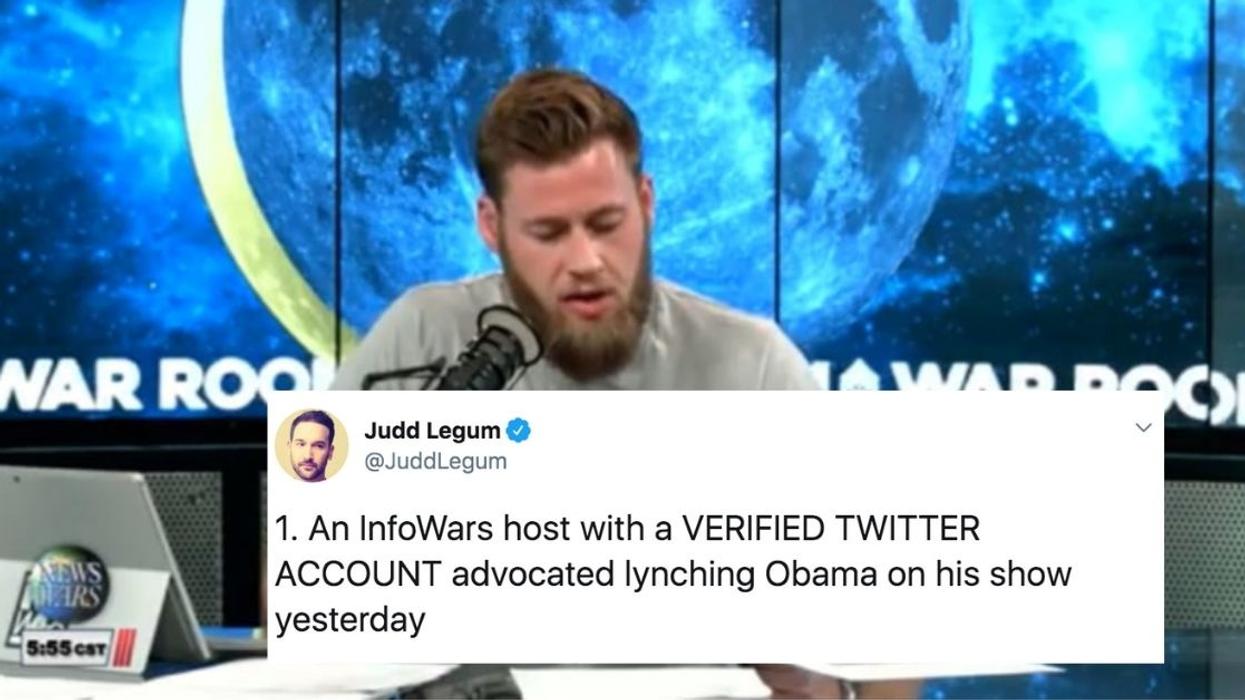 People Are Fuming After An InfoWars Host Was Allowed To Call For Obama's Lynching On Twitter And YouTube