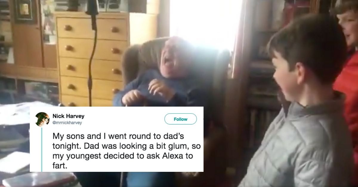 Adorable Viral Video Causes Huge Surge In The Number Of People Asking Alexa To Fart