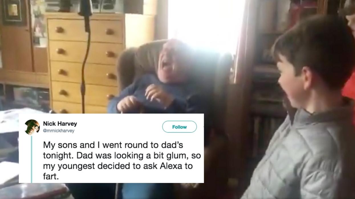 Adorable Viral Video Causes Huge Surge In The Number Of People Asking Alexa To Fart