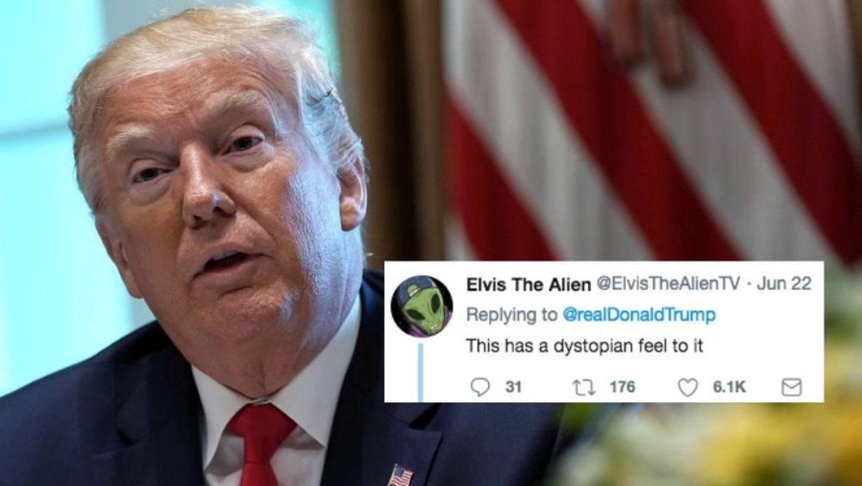 Trump Just Trolled Us All By Sharing A Bizarre Video Of Himself Running For Office Forever