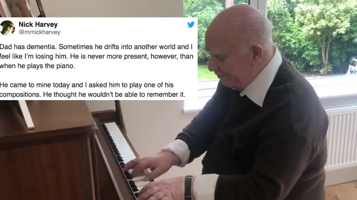 Man With Dementia Surprises His Son By Remembering A Beautiful Piano Piece He Composed Decades Earlier