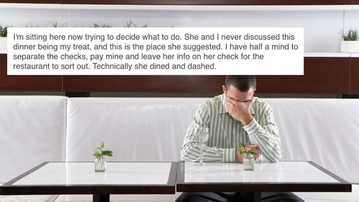 Woman Abruptly Leaves First Date After Guy Suggests Splitting The Bill—But The Universe Has The Last Laugh
