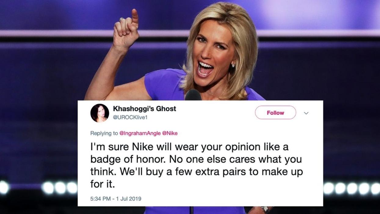 Laura Ingraham Is Getting Dragged After Saying She's Boycotting Nike For Pulling Their 'Betsy Ross Flag' Sneakers