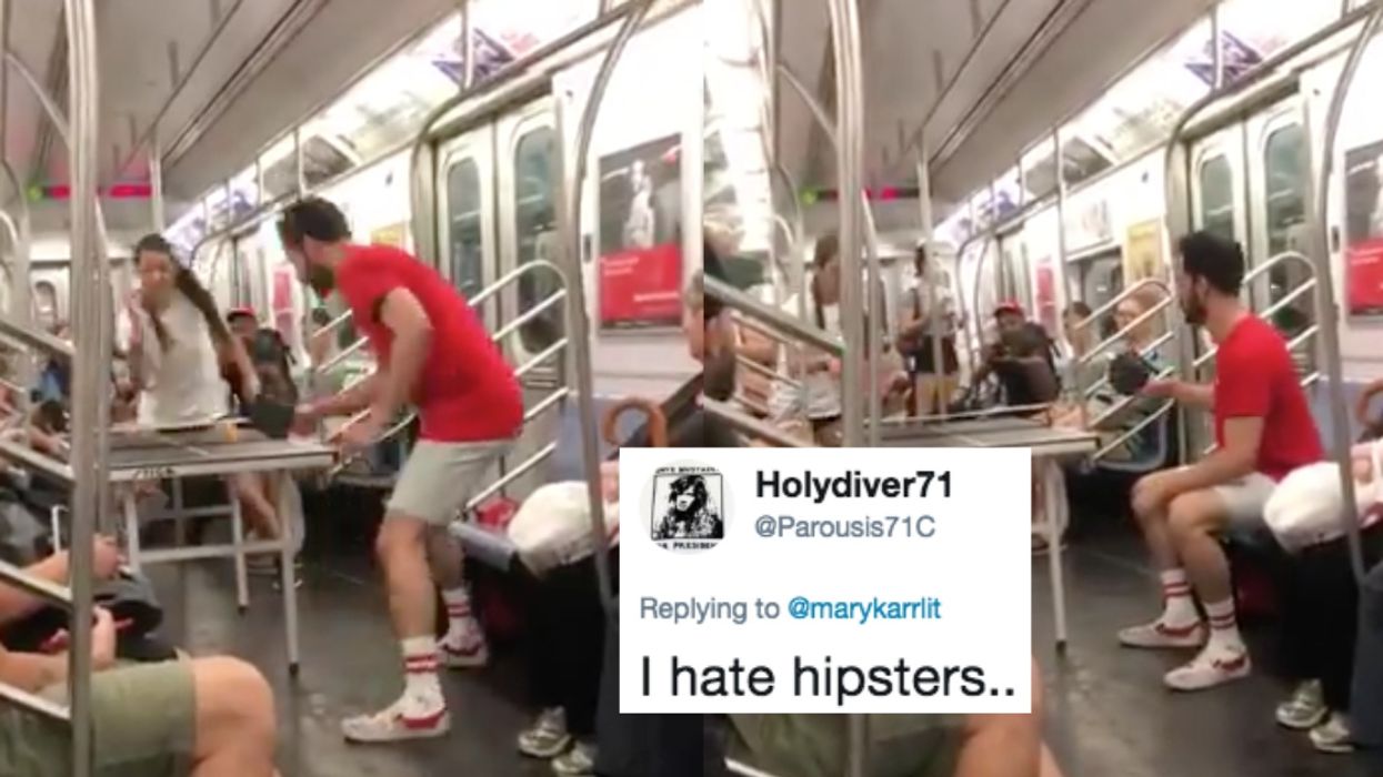 Some People Broke Out In A Game Of Ping Pong On The NYC Subway—But Not Everyone Was Entertained