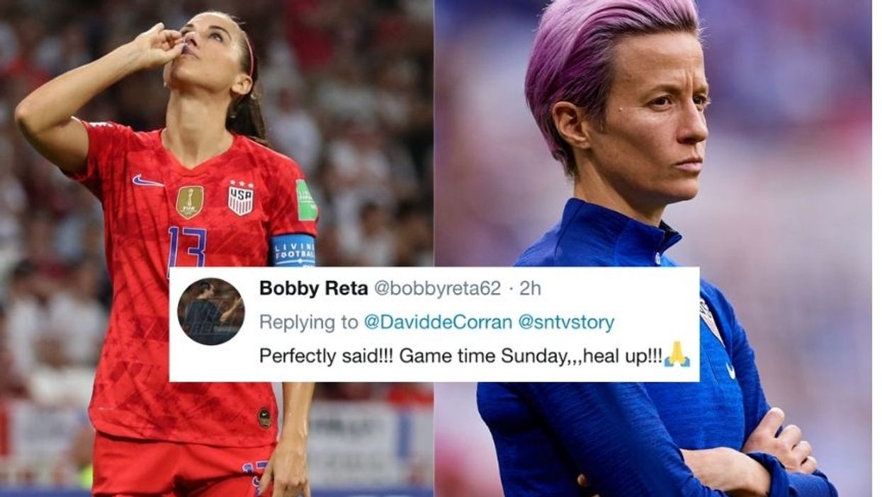 Megan Rapinoe Had An Epic Response To People Complaining About Alex Morgan's 'Tea-Sipping' Celebration At The World Cup