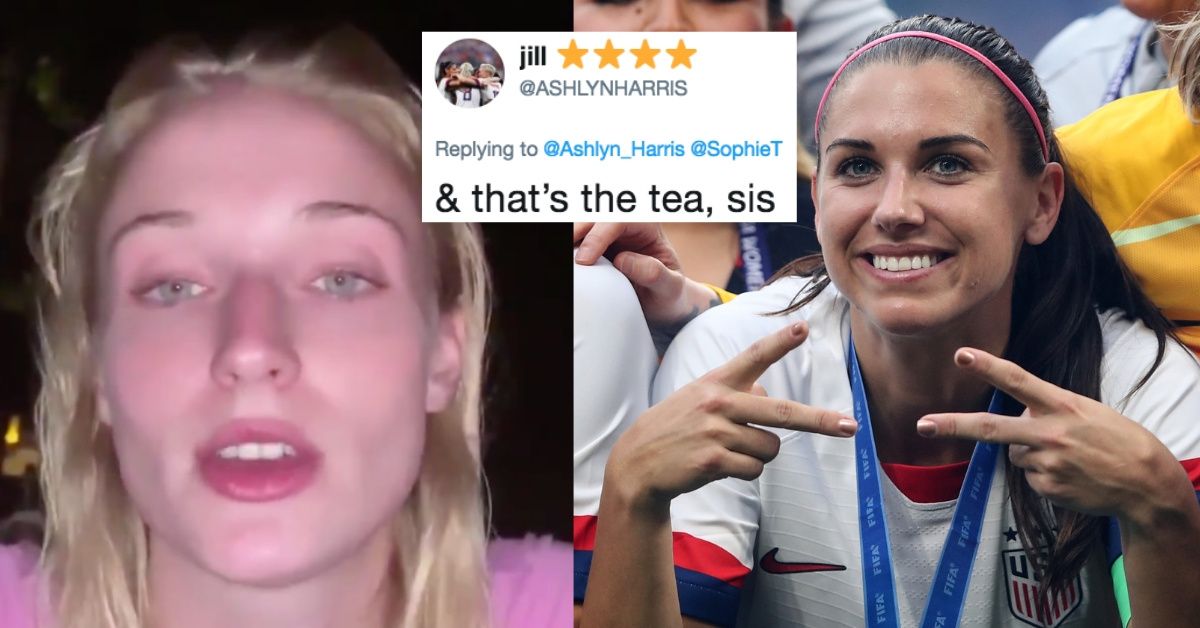 Sophie Turner Just Perfectly Shut Down All Of The Alex Morgan Haters After Her 'Tea Sip' Celebration