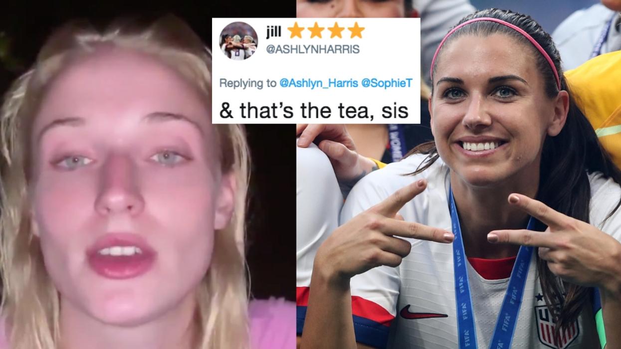 Sophie Turner Just Perfectly Shut Down All Of The Alex Morgan Haters After Her 'Tea Sip' Celebration