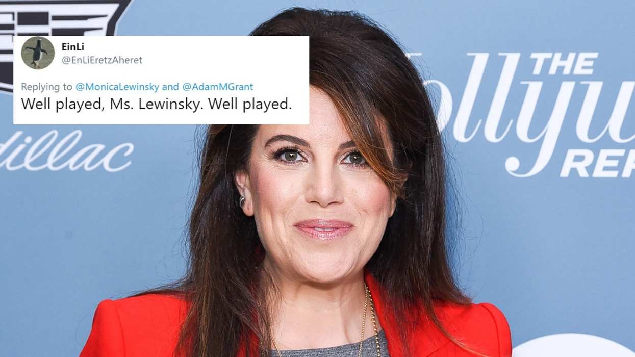 Monica Lewinsky's Response To A Tweet About The Worst Career Advice People Have Received Is Legendary