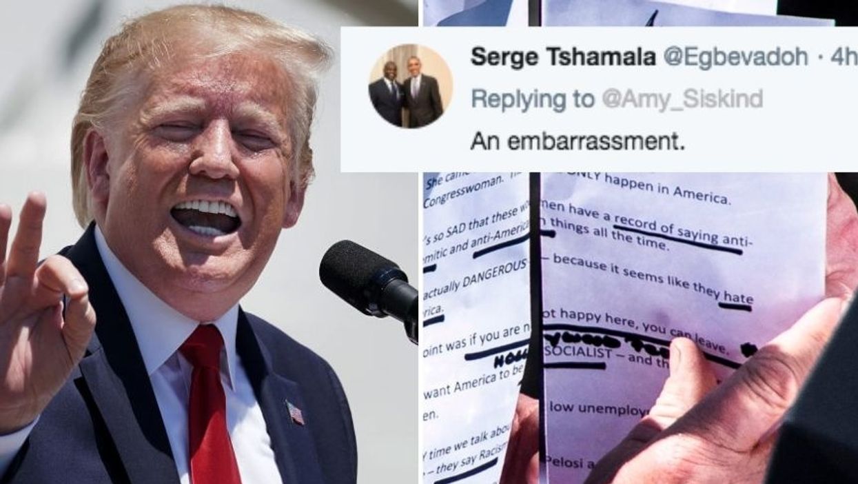 The Handwritten Notes From Trump's Latest Speech Prove That He's Definitely Not A 'Really Good Speller'