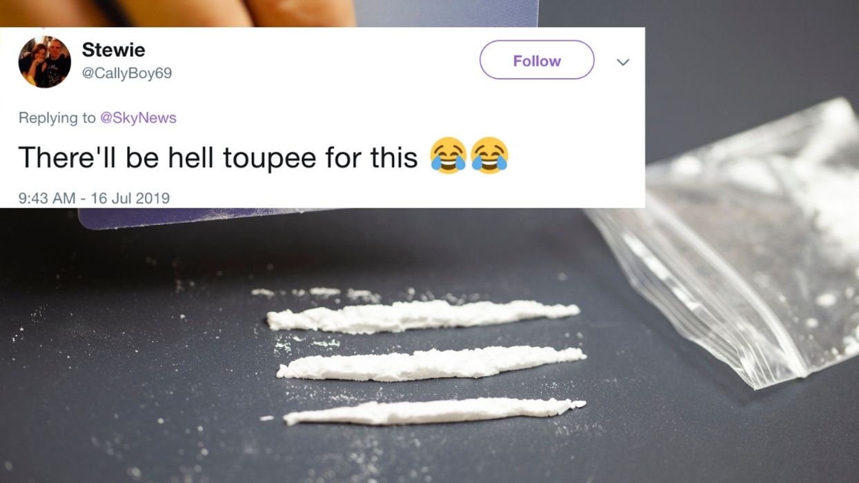 Man Tries To Smuggle A Bunch Of Cocaine Under His Hairpiece—And Fails Spectacularly