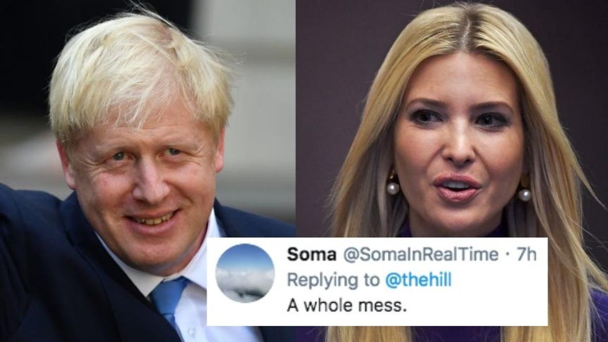Ivanka Trump Is Getting Trolled After Congratulating Boris Johnson On Becoming The Prime Minister Of The 'United Kingston'