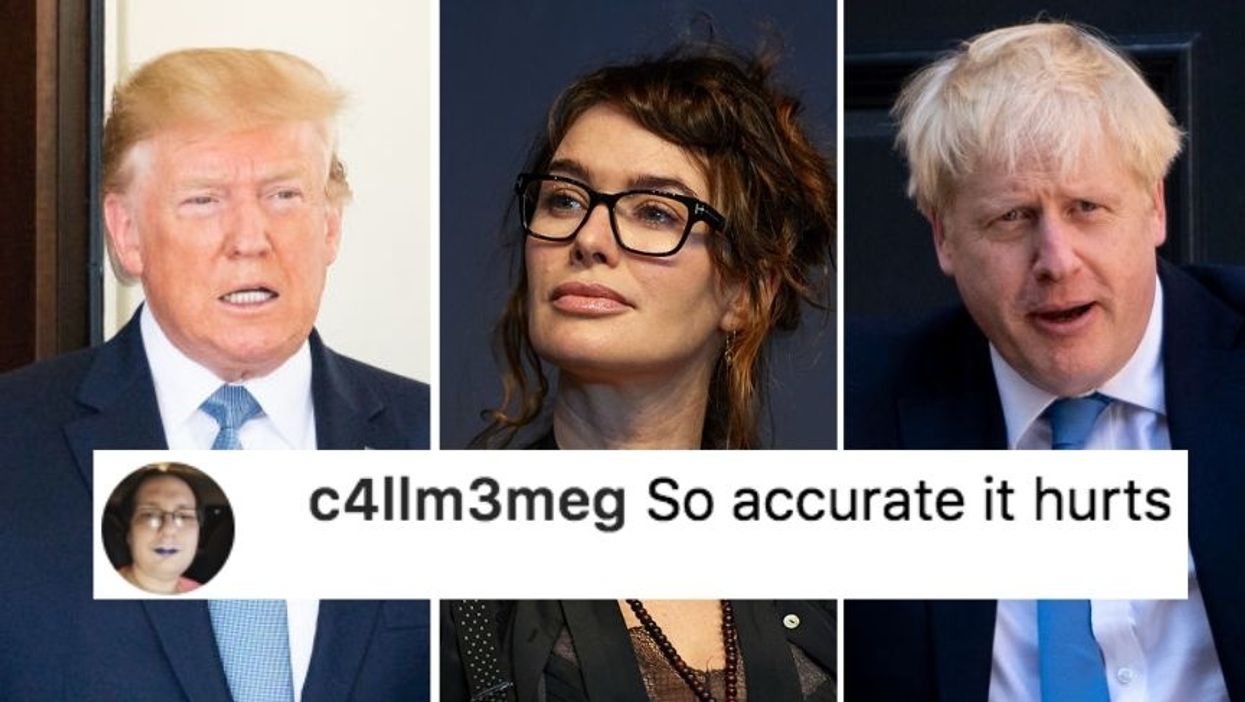 Lena Headey Just Said What We're All Thinking About Donald Trump and Boris Johnson With A Photoshopped Pic From 'The Shining'