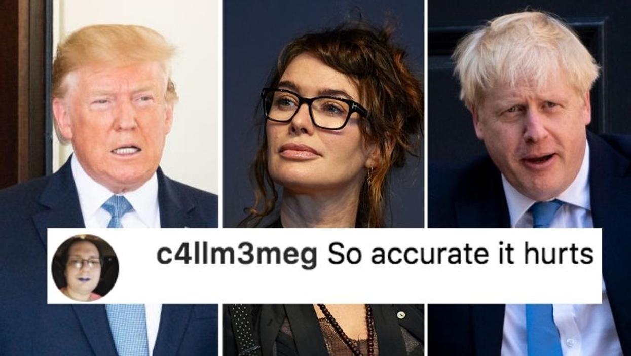 Lena Headey Just Said What We're All Thinking About Donald Trump and Boris Johnson With A Photoshopped Pic From 'The Shining'