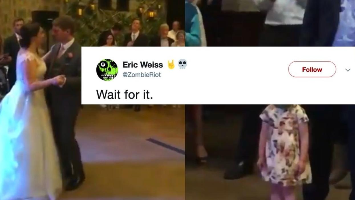 This Video Of A Bride And Groom's First Dance Has A Twist Ending That Has Twitter LOLing