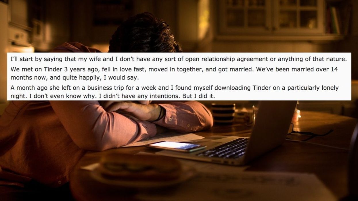 Married Man Matches With His Wife On Tinder, And It's Just As Awkward As You'd Expect