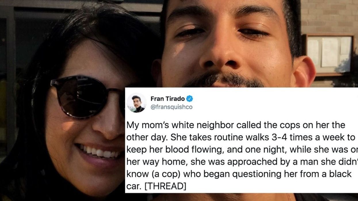 Man Says Neighbor Called The Cops On His Hispanic Mother For Taking A Walk Around The Block At Night