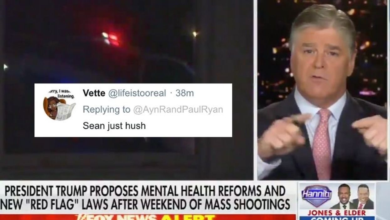 Sean Hannity Spouts Bonkers Idea For How To Protect Every School And Mall, And People Are Making The Same Point
