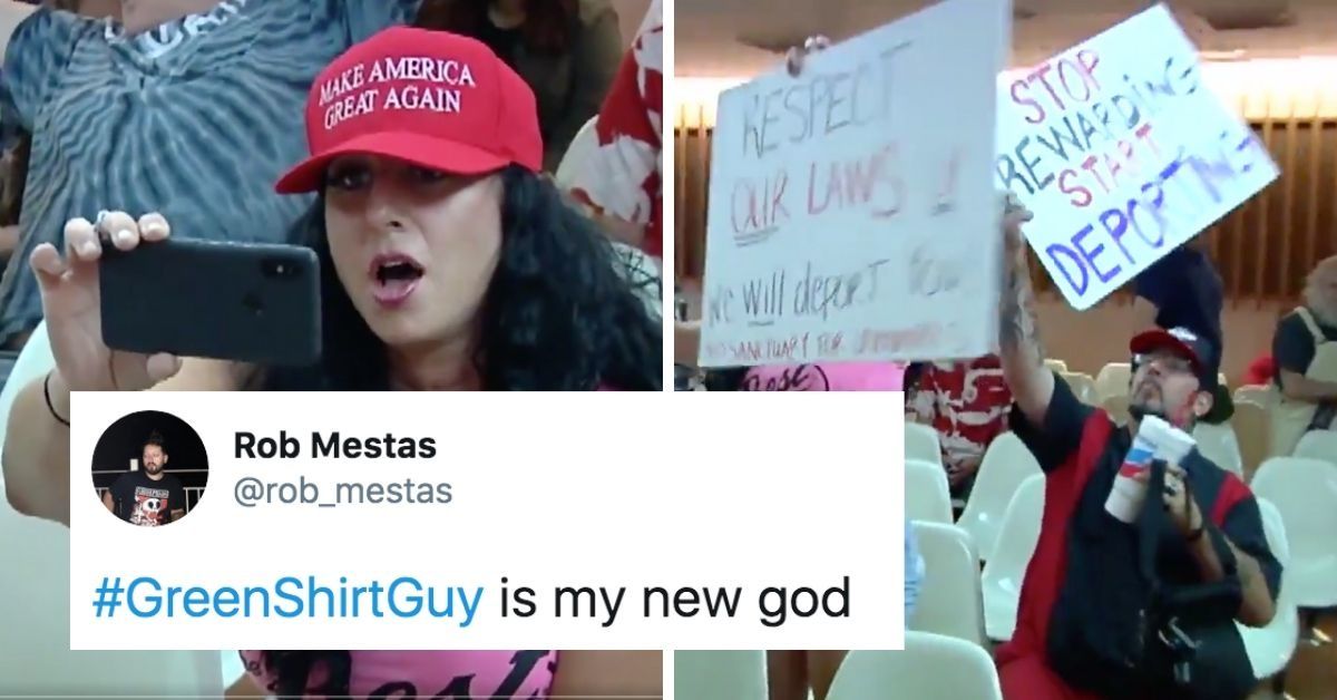 Everyone Is Loving This Guy's Reaction To A Trump Supporter's Anti-Immigration Rant During A Tucson City Council Meeting
