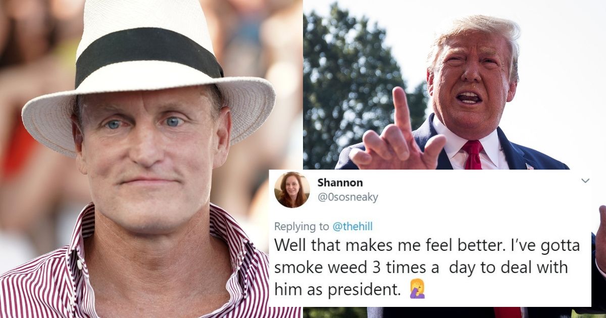 Woody Harrelson Once Had A Dinner With Trump That Was So 'Brutal' He Had To Get High To Get Through It