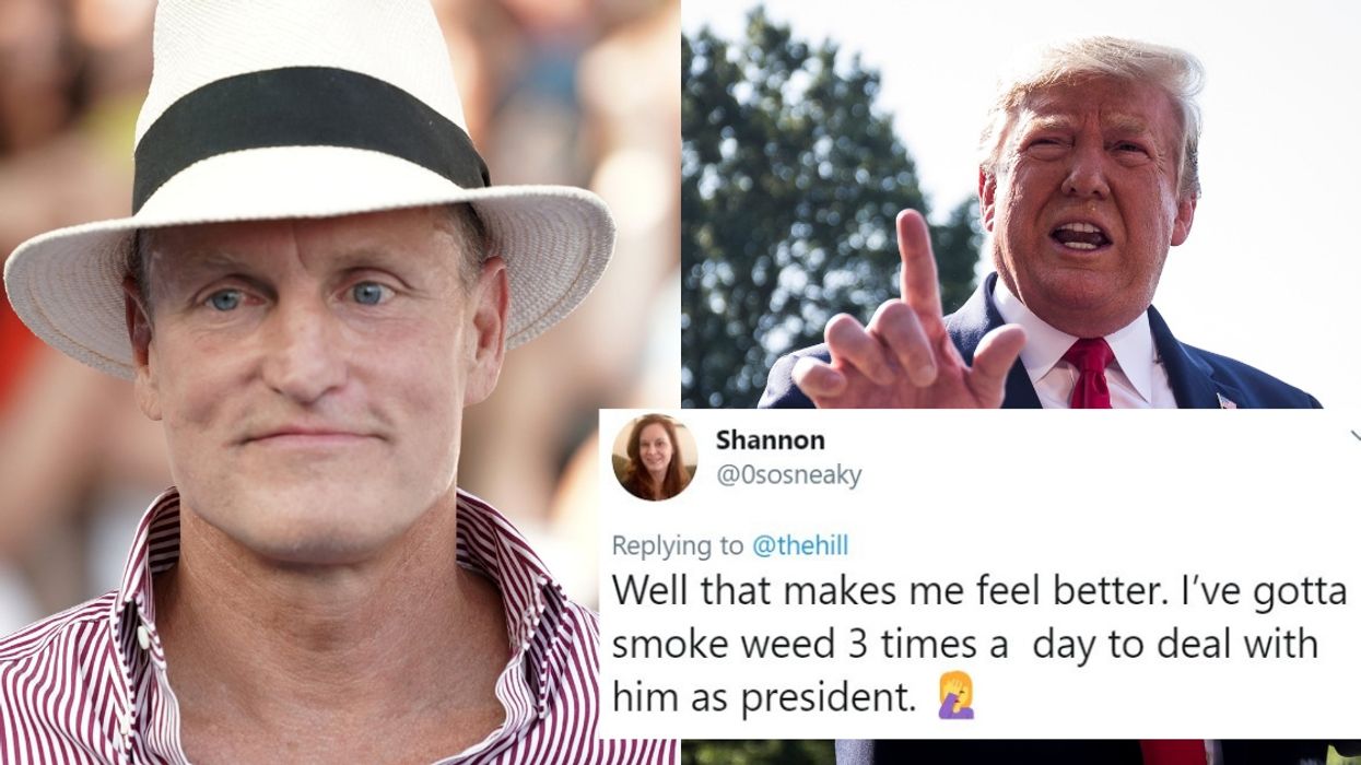 Woody Harrelson Once Had A Dinner With Trump That Was So 'Brutal' He Had To Get High To Get Through It