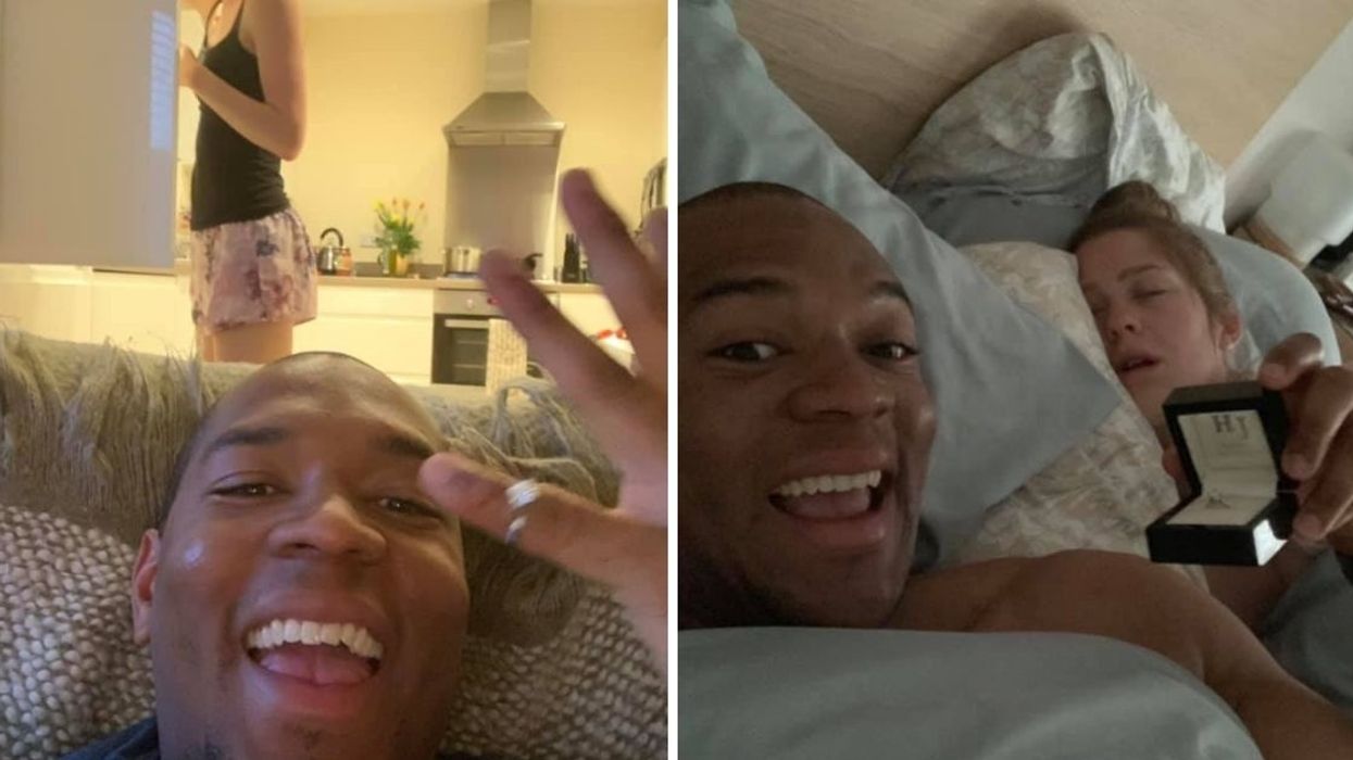 Guy Poses With Engagement Ring For A Month To See How Long It Takes Before His Girlfriend Notices