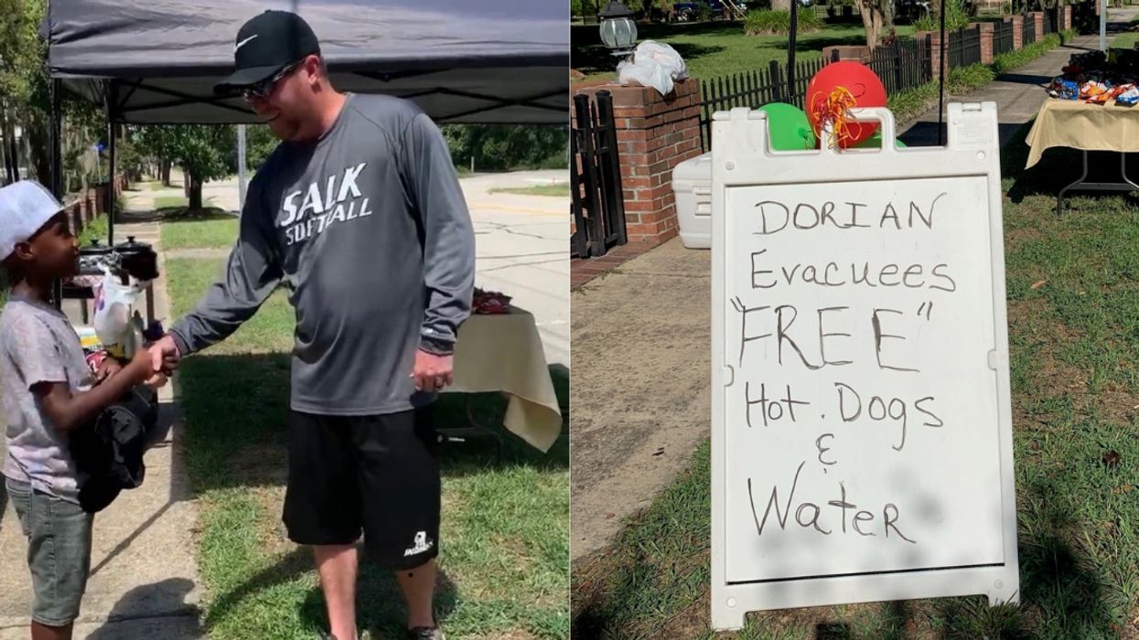 Six-Year-Old Boy Uses Money He Saved Up To Go To Disney World On Hot Dogs For Hurricane Evacuees