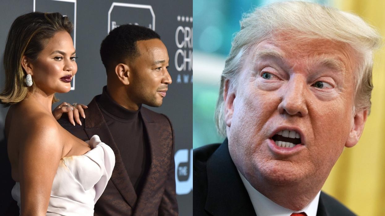 Chrissy Teigen And John Legend Hit Back At Trump After He Slams Them For Not Crediting Him For Criminal Justice Reform