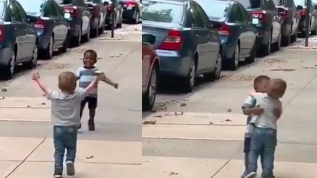 Viral Video Of Two Toddler Friends Running To Embrace Each Other Has Hearts Melting All Over Social Media