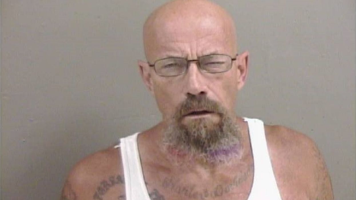 Guy's Mugshot Goes Viral After People Realize He Looks Exactly Like Walter White From 'Breaking Bad'