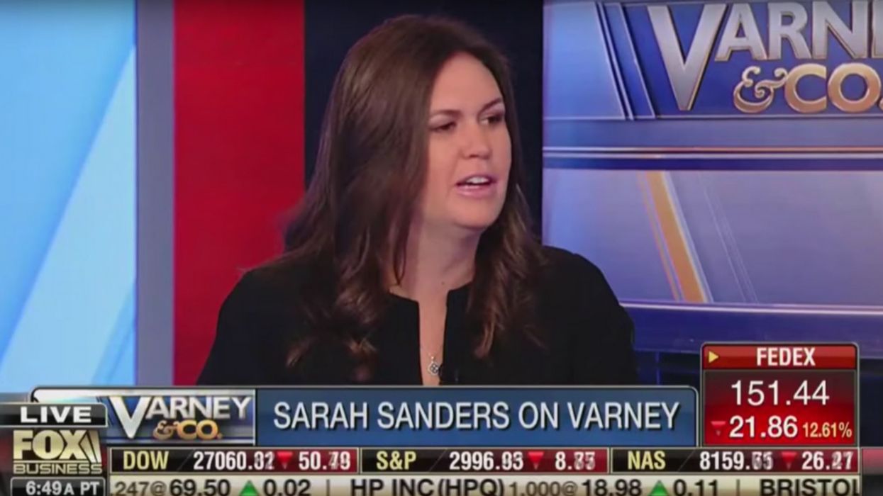 Sarah Huckabee Sanders Thinks The Media Should Take 'Opinion' Out Of The News—And The Irony Is Rich