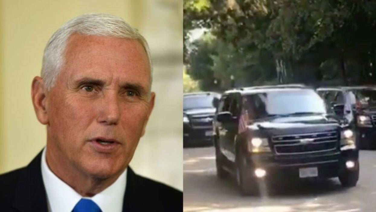 Mike Pence Slammed For Visiting Michigan Island Where Vehicles Are Banned With Eight-Car Motorcade