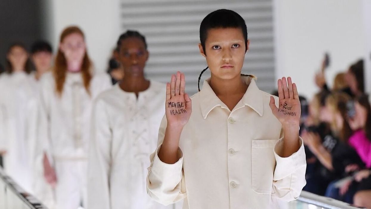 Gucci Model Stages Runway Protest Over 'Insensitive' Use Of Straitjacket-Like Outfits