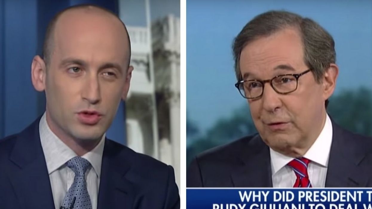 Chris Wallace Refuses To Back Down While Grilling Stephen Miller About Trump's Ukraine Phone Call During Fox News Interview