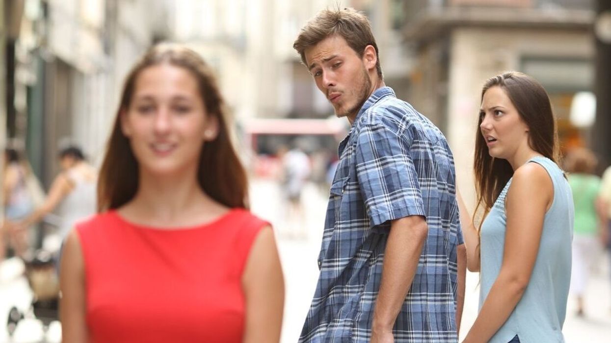 Someone Discovered A Lesbian Plot Twist In The Distracted Boyfriend Meme Saga That Nobody Saw Coming