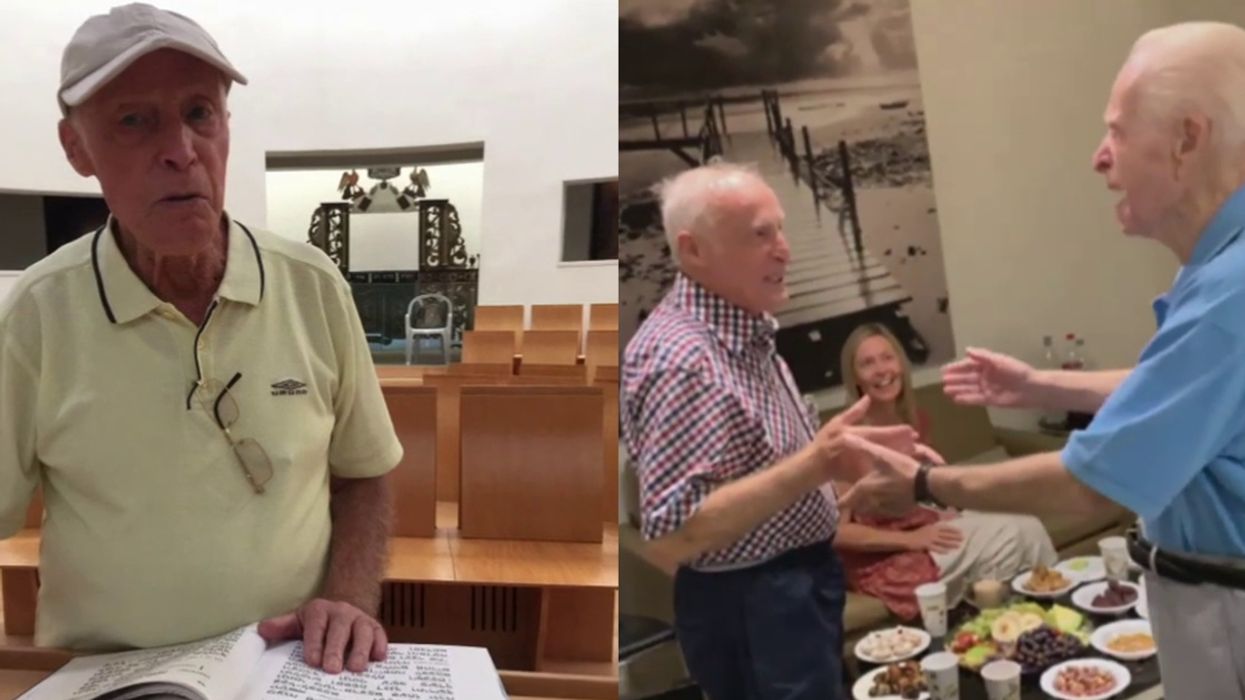 87-Year-Old Holocaust Survivor Has Emotional Reunion With His Long-Lost Cousin 75 Years Later