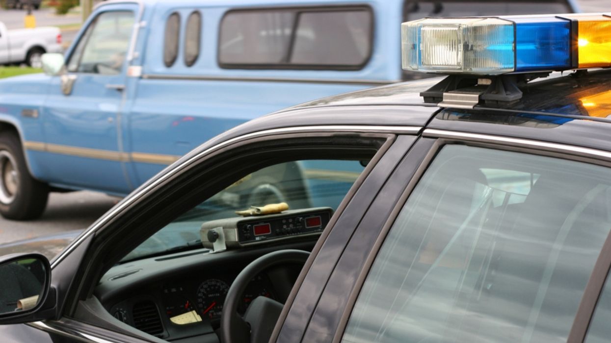 Driver Pulled Over For Dangerously Piling Chairs And Sofas Onto The Roof Of His Car