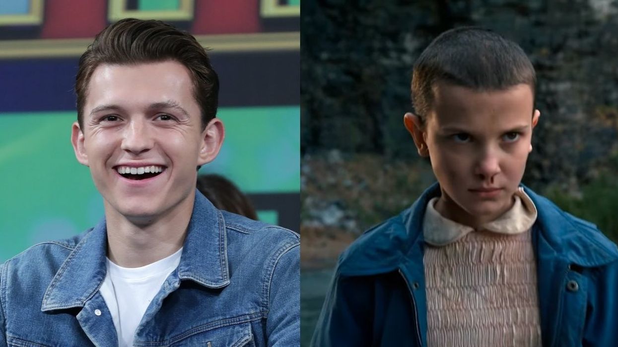 Tom Holland Shaved His Head, And Everyone Thinks He Looks Like Eleven From 'Stranger Things'