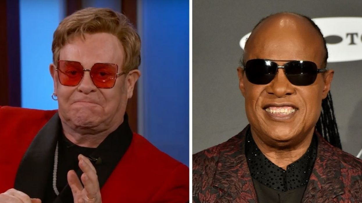 Elton John Once Let Stevie Wonder Drive Off On His Snowmobile All By Himself