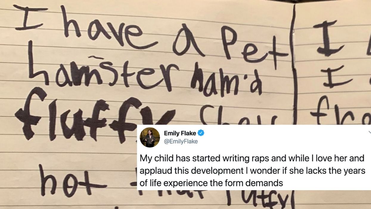 Mom Finds Her Young Daughter's Attempt At Rap Lyrics, And They're Certainly Something