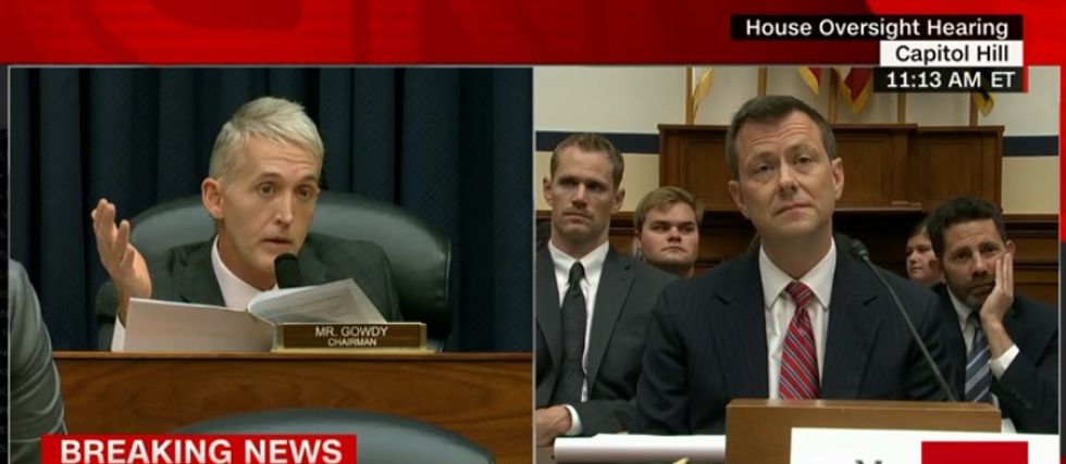 WATCH: FBI Agent Peter Strzok Slams Trey Gowdy at House Oversight ...