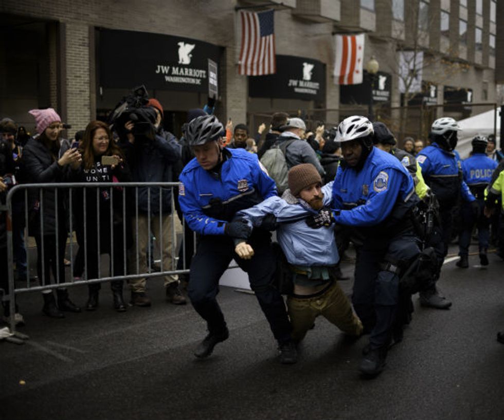 Despite No Specific Allegations, Six Reporters Arrested Covering Trump’s Inauguration