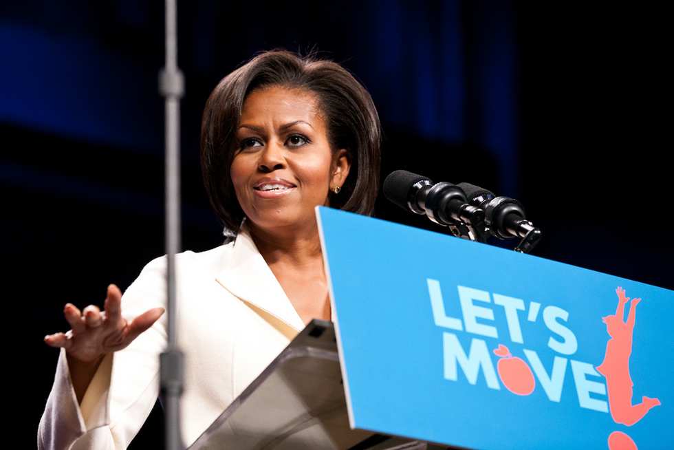 Trump Takes Aim at Michelle Obama's Programs
