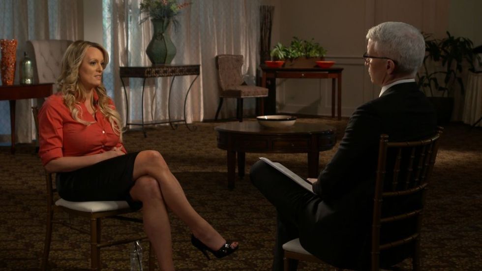 Stormy Daniels Is Taking Action to Identify The Man She Told "60 Minutes" Threatened Her Daughter