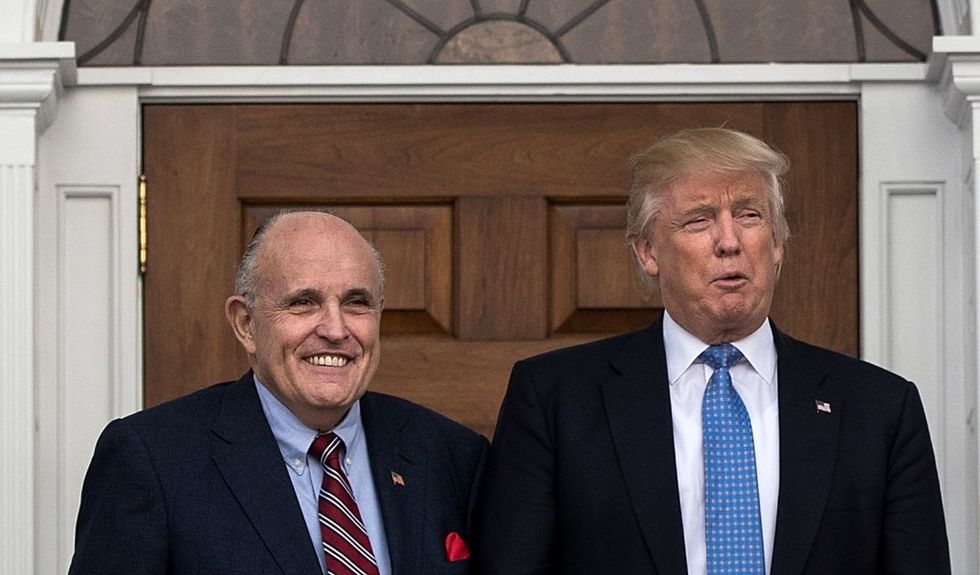 Trump Now Claims He Didn't Send Rudy to Dig Up Dirt on Biden in Ukraine but His Call With Zelensky Says Otherwise