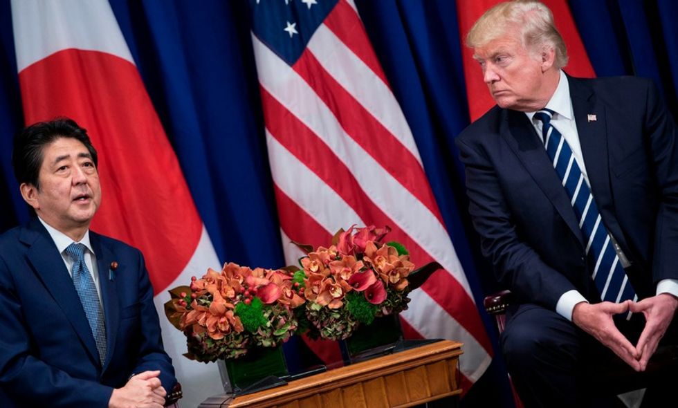 Donald Trump Made a Questionable Claim About Pearl Harbor to the Prime Minister of Japan, and People Have Questions