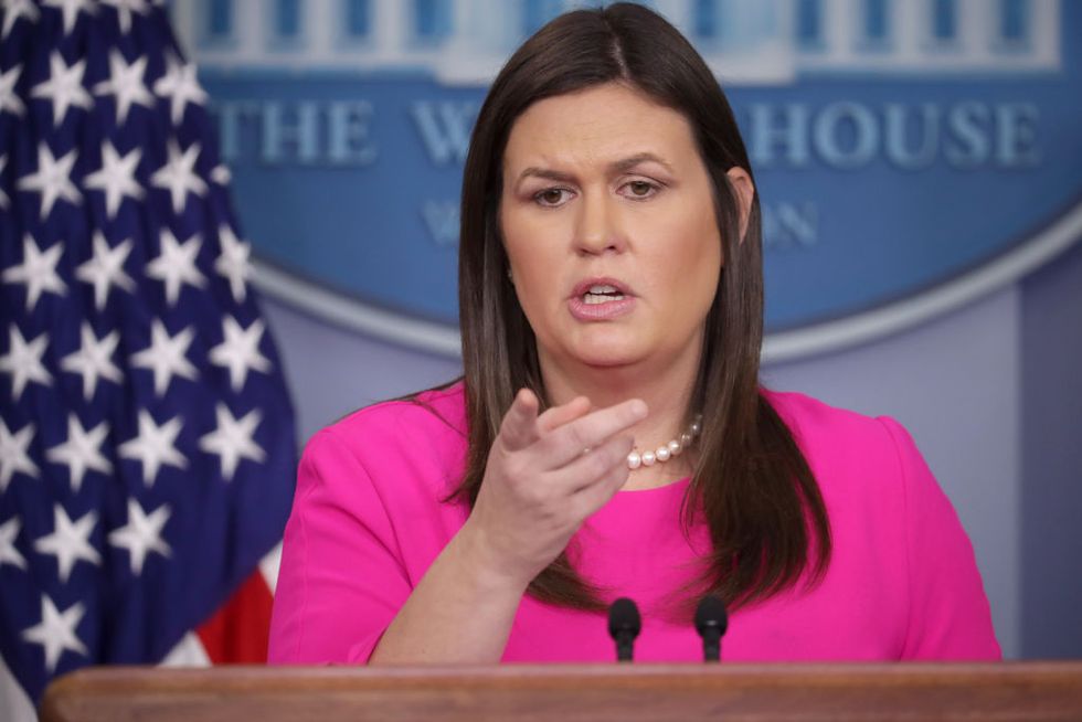 Sarah Sanders's Statement on the Manafort Plea Deal Sounds Like It Was Dictated by Donald Trump Himself