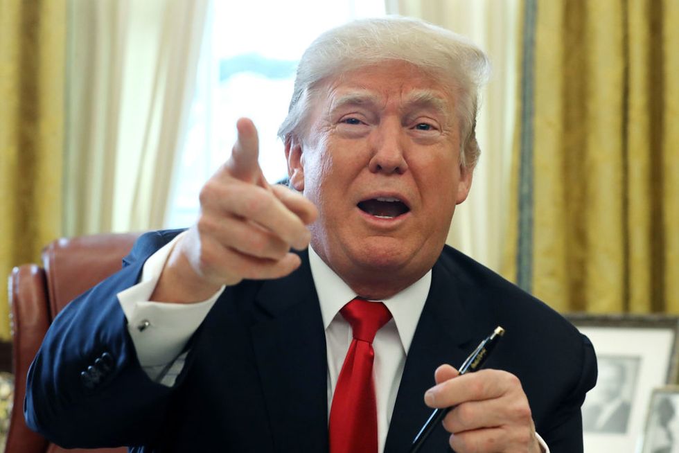 Donald Trump Signed Bibles for Tornado Survivors in Alabama, Of Course, and Now Everyone's Making the Same Joke