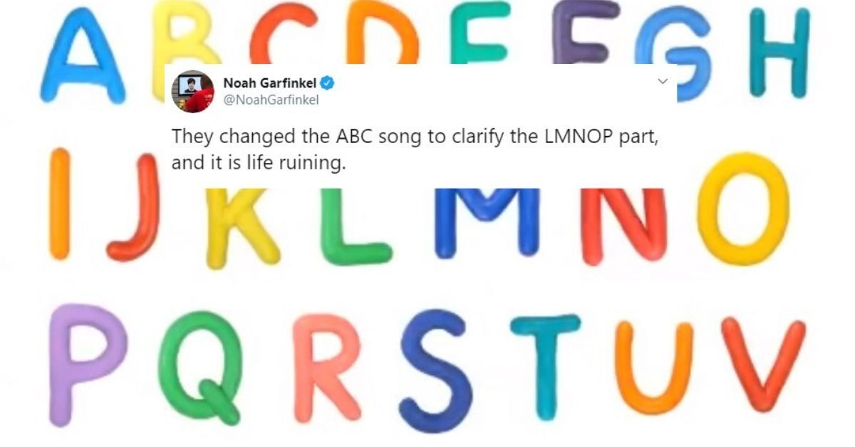 This 'New' Version Of The 'Alphabet Song' Meant To Clarify The 'LMNOP' Section Has People Up In Arms