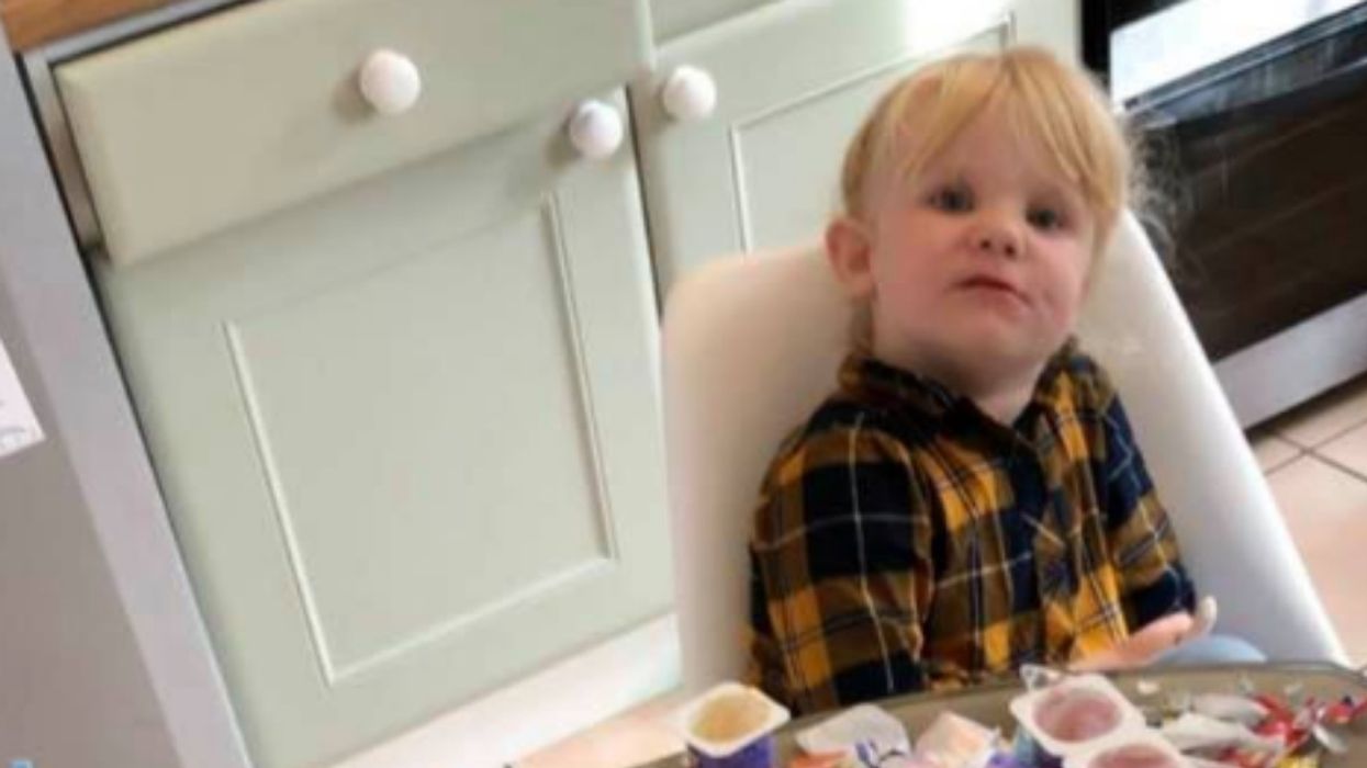 Toddler Wolfs Down An Impressive Amount Of Yogurt After Being Left Alone For Just 10 Minutes