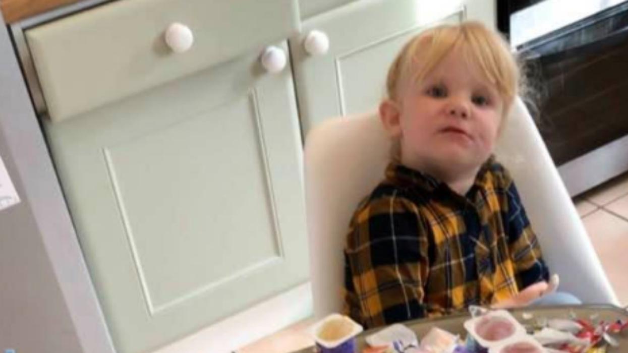 Toddler Wolfs Down An Impressive Amount Of Yogurt After Being Left Alone For Just 10 Minutes
